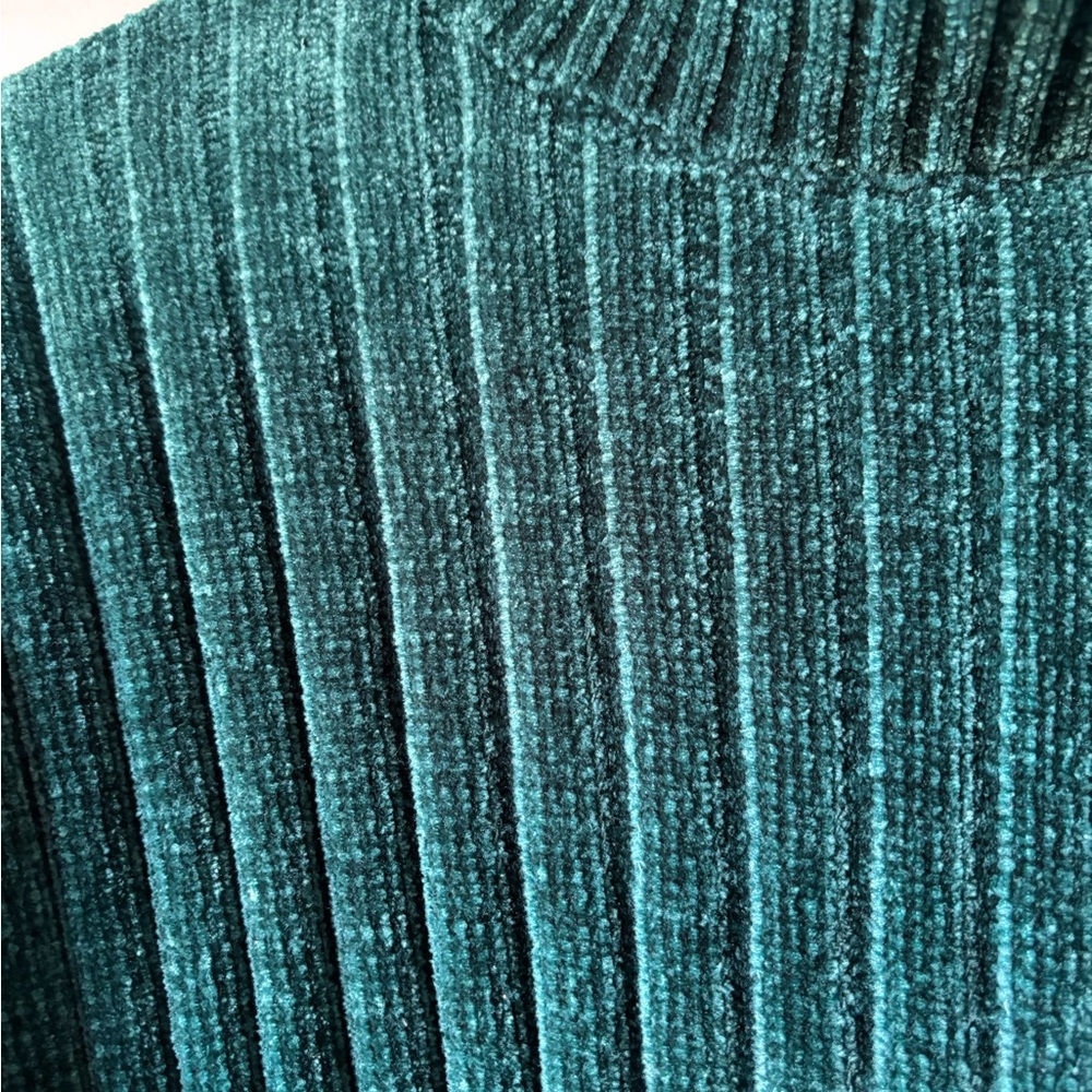 art class Deep Green Ribbed Cowlneck Sweater - Picture 2 of 4